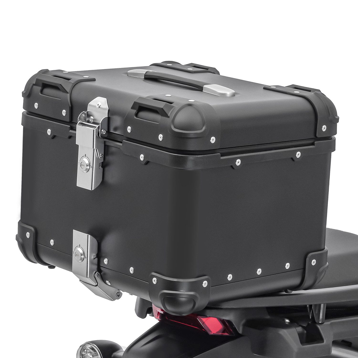 Topcase Motorrad Alu Top Case # XS45 Aluminium 45 Liter schwarz