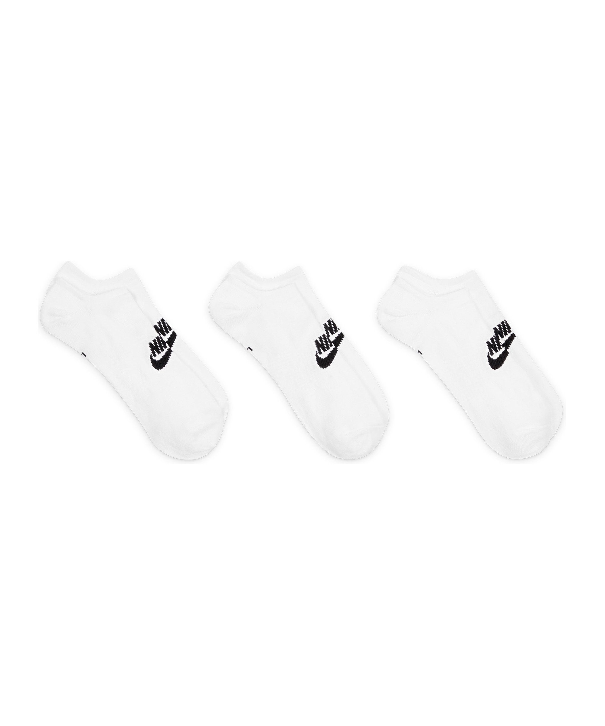 default Sportswear Freizeitsocken 3er weissschwarz Essential Everyday Nike Pack Füsslinge