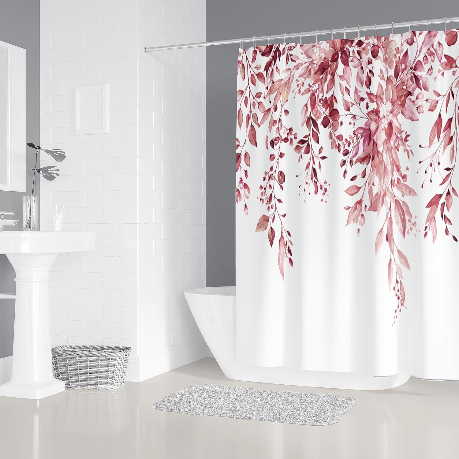M&W DAS DESIGN Duschvorhang ​​180x200 Shower curtains Anti schimmel Duschvo günstig online kaufen