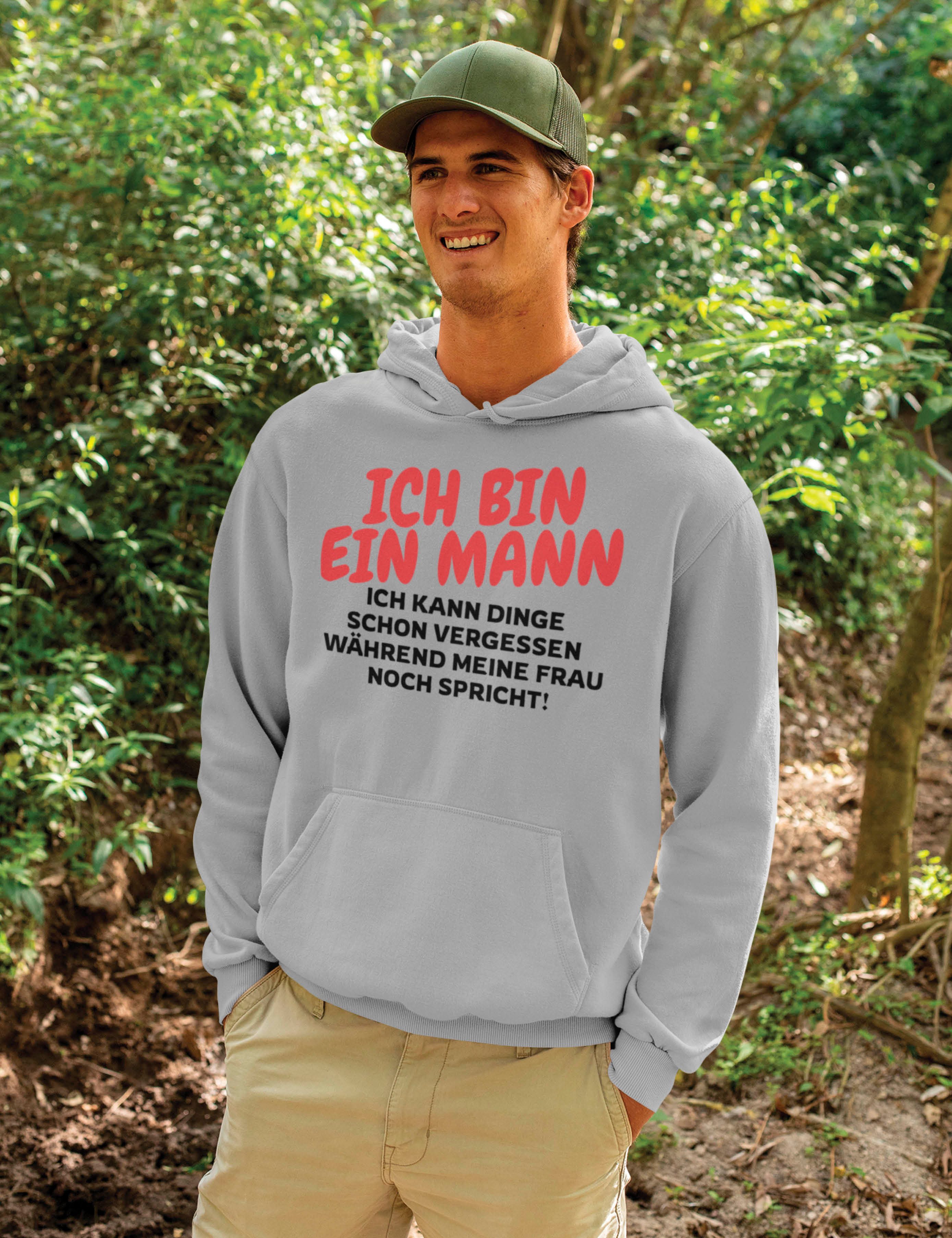 Youth Designz Kapuzenpullover "Ich bin ein Mann" Herren Hoodie Pullover Aufdruck Geschenk Ehemänner mit lustigen Frontprint für Männer – Bild 4 von 5