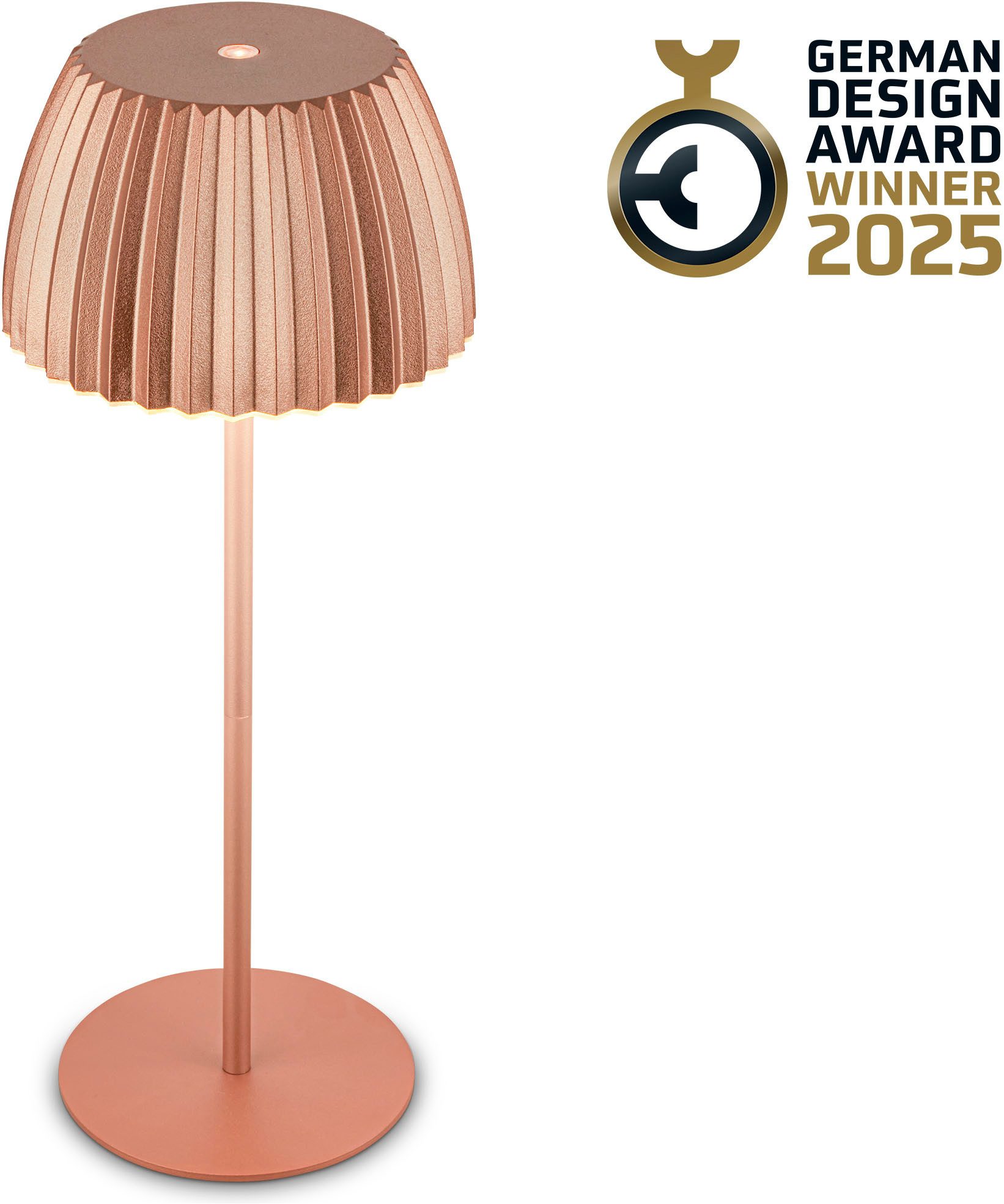 Briloner Leuchten LED Tischleuchte Akku LED Tischleuchte, LED fest integriert