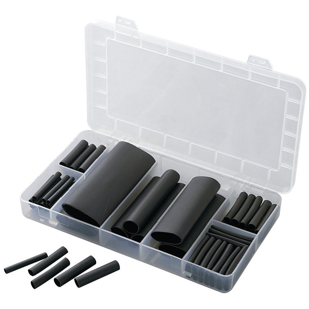 Schrumpfschlauch TRU COMPONENTS 1566305 Schrumpfschlauchsortiment Schwarz Schrumpfrat