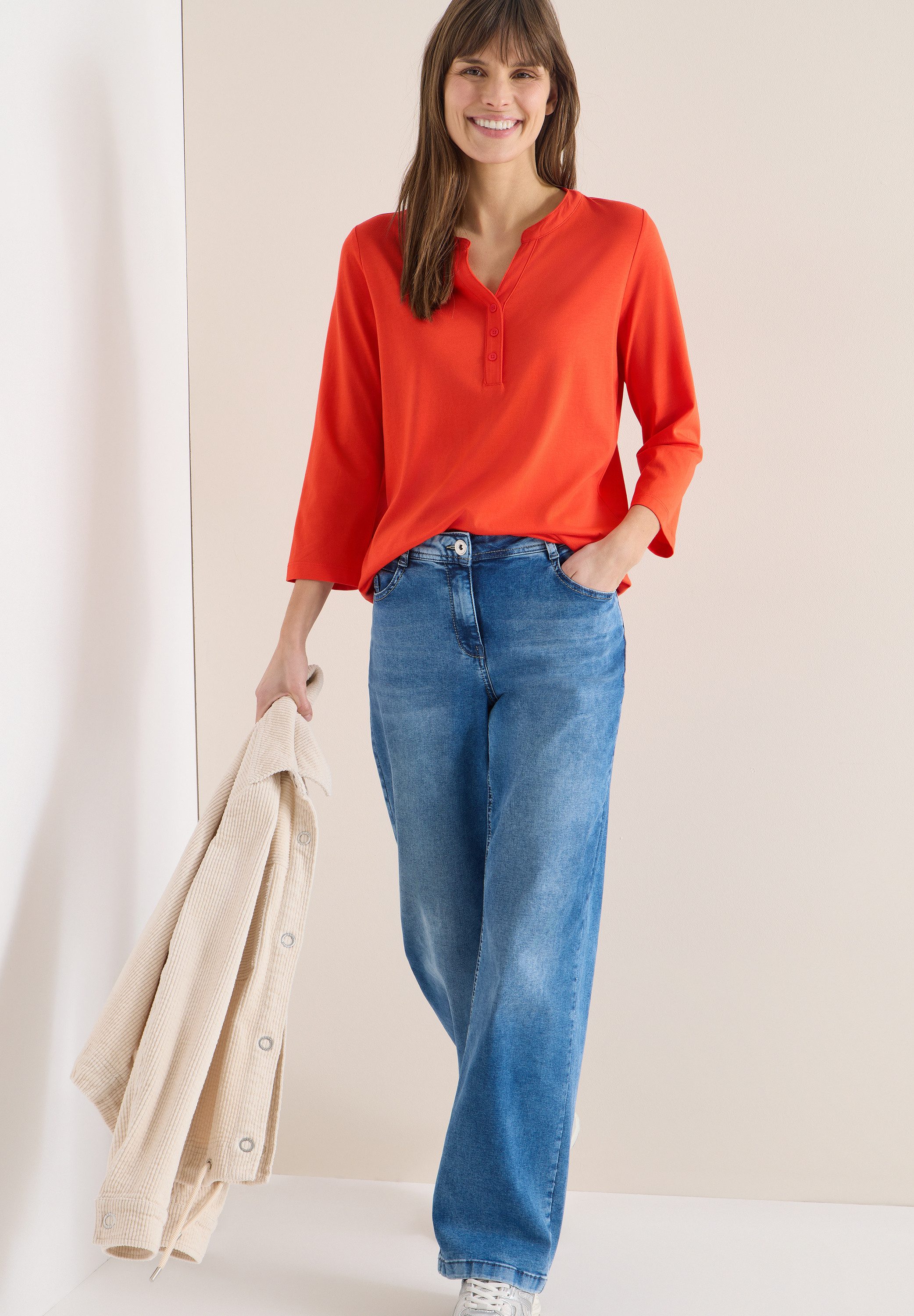 CECIL 3/4-Arm-Shirt im Tunika-Look