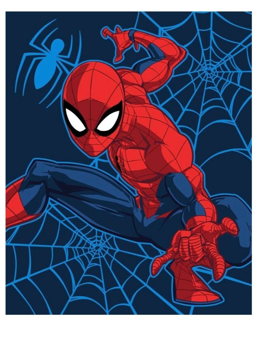 Wohndecke Spiderman Flauschdecke Schmusedecke Kuscheldecke 130 x 160 cm,  AY!Max | Kinderdecken