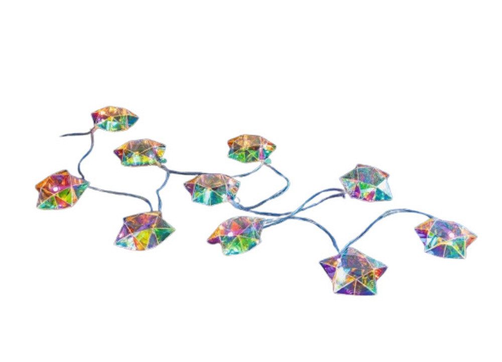 Home-trends24.de LED-Lichterkette Regenbogen Stern LED Lichterkette Winter günstig online kaufen