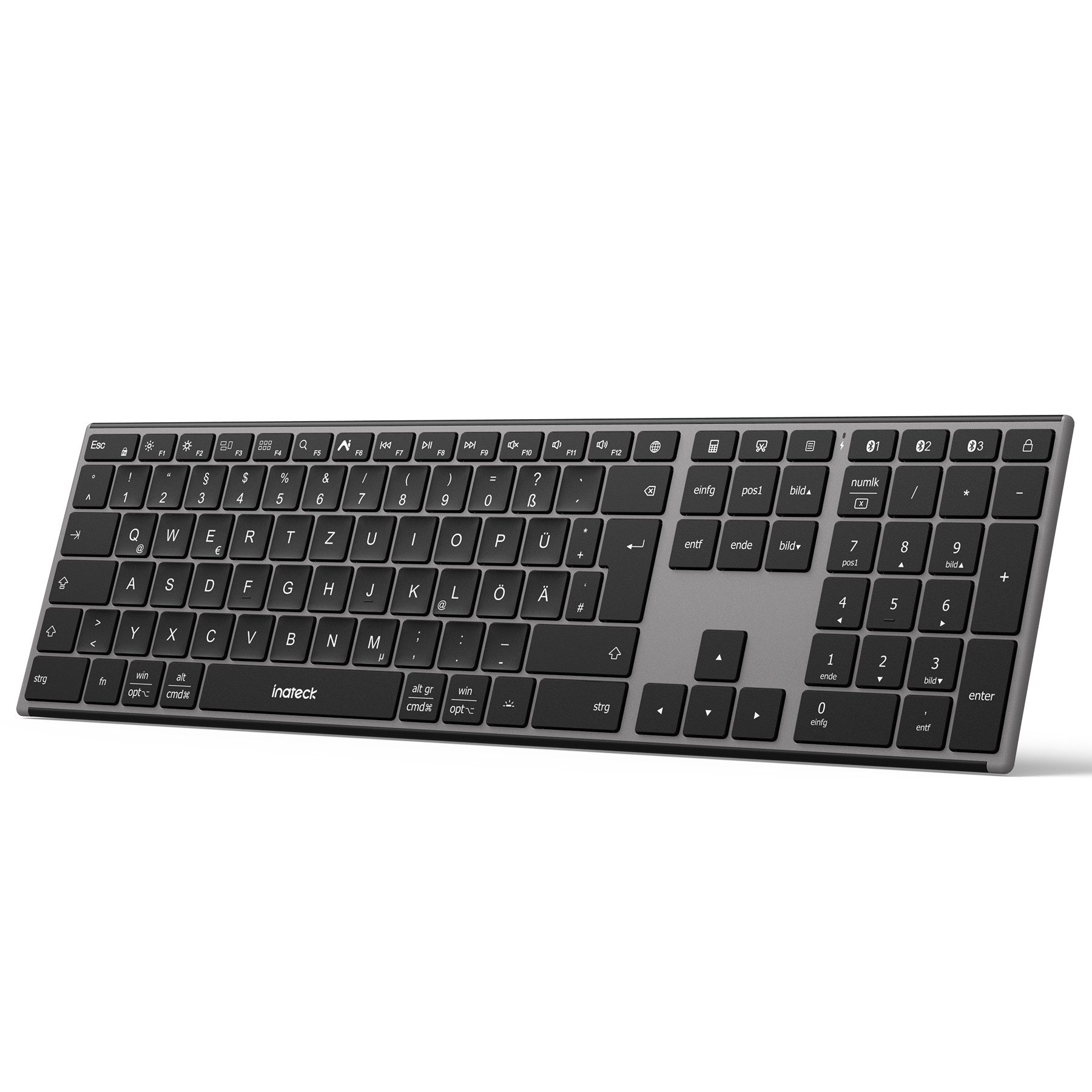 Kabellose AI-Funktion Bluetooth Tastatur mit 3 Bluetooth Kanälen Wireless-Tastatur