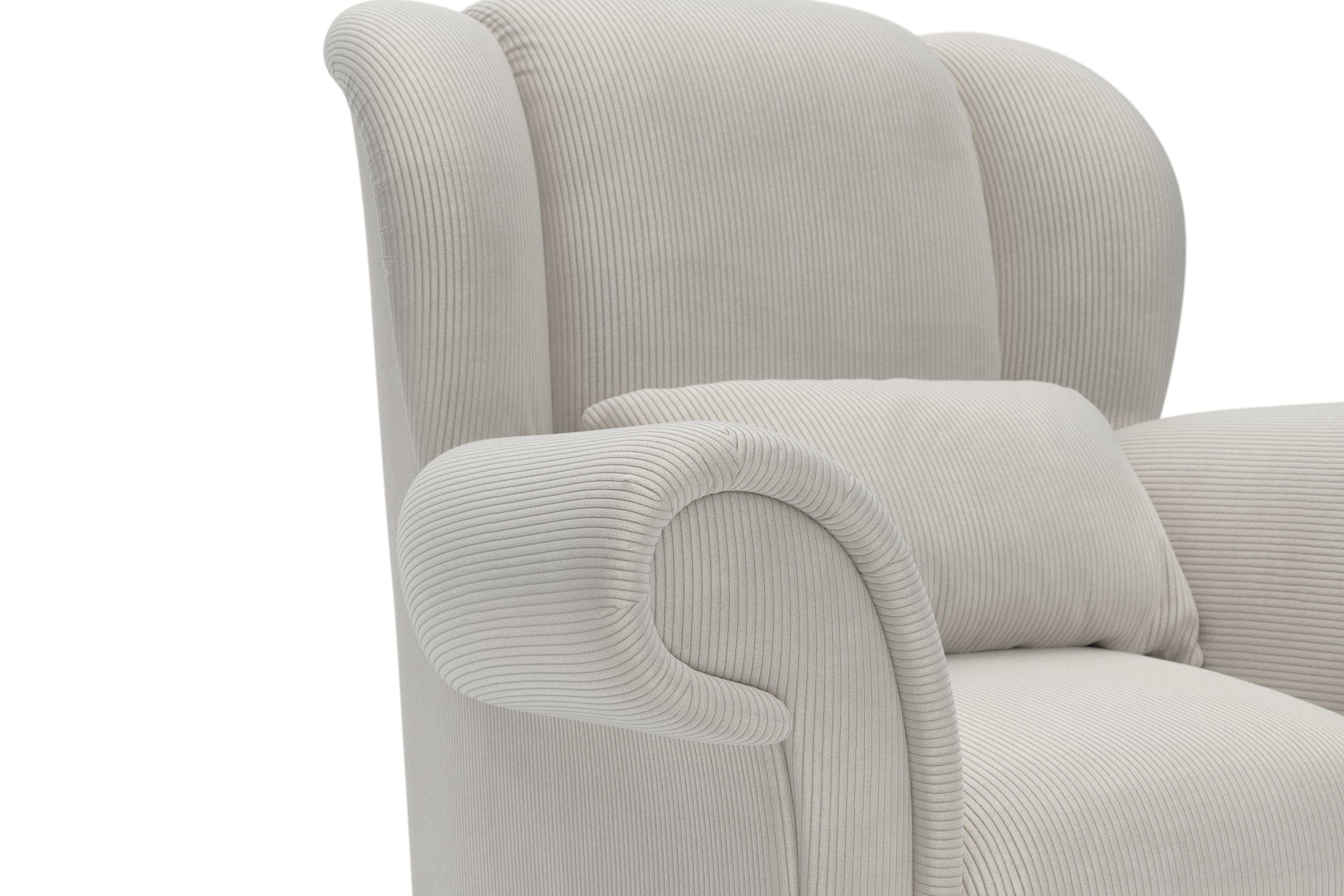 Home affaire Design Ohrenseesel Ohrensessel Sitzkomfort und mit zeitlosem Queenie (1-St), weichem softem