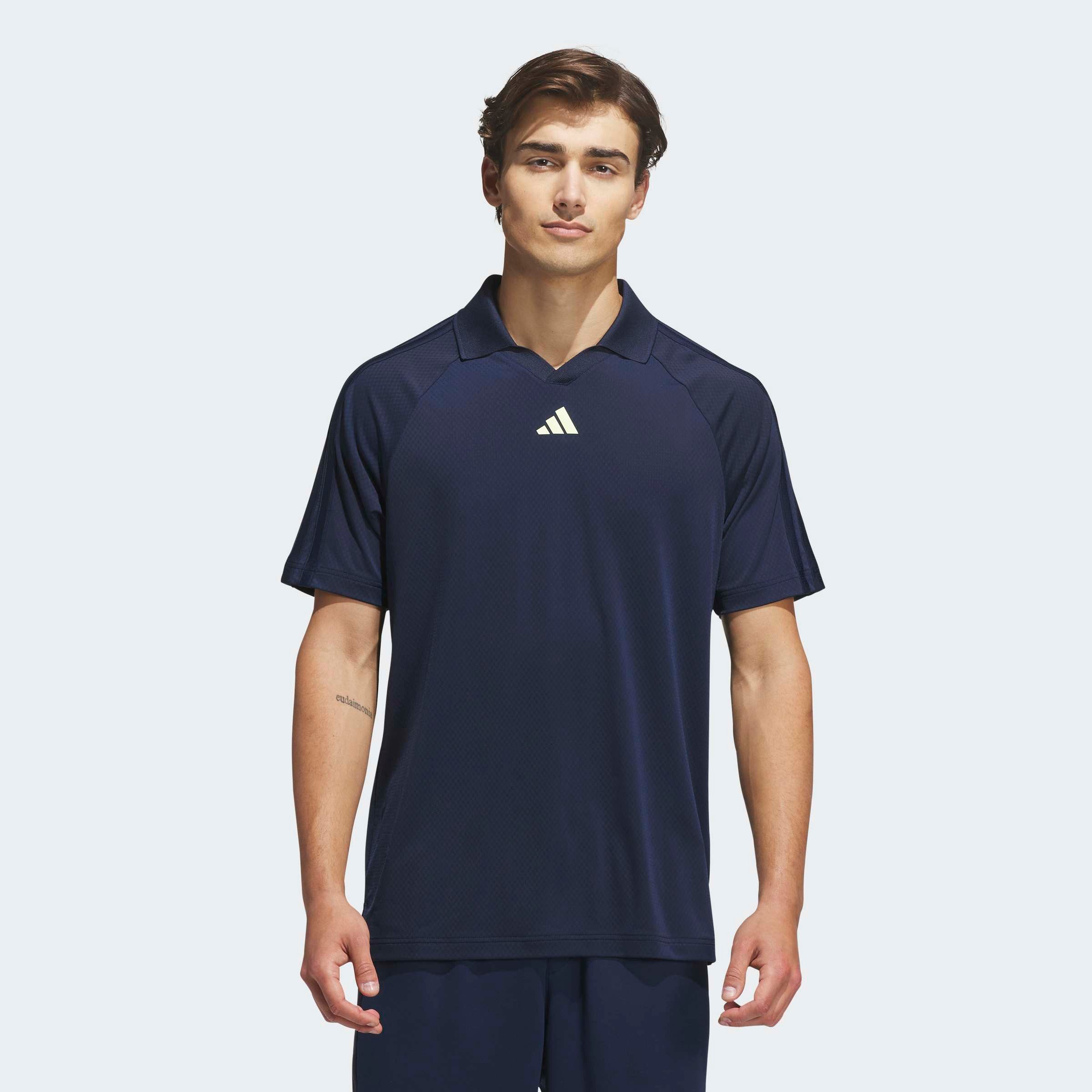 adidas Performance Poloshirt für Golf, aus Polyester und Elasthan, sportlicher Schnitt