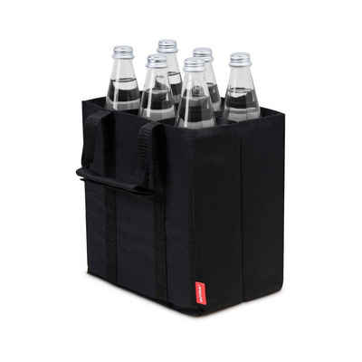 schwarz reisenthel bottlebag tasche für 9 flaschen einkauf tragetasche dots 