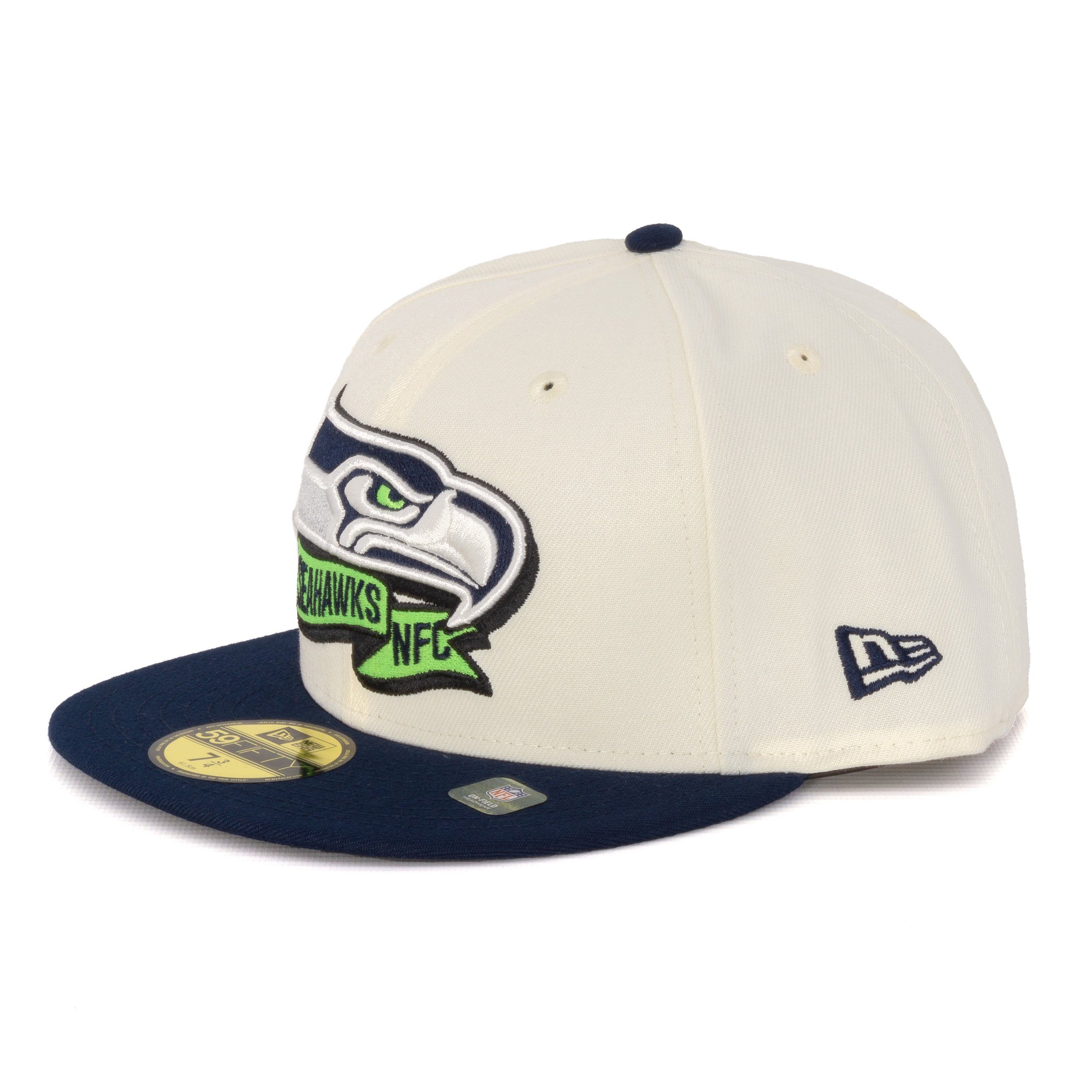 New Era Baseball Cap Fifty Era 59 Seahawks NFL22 New Cap Seattle