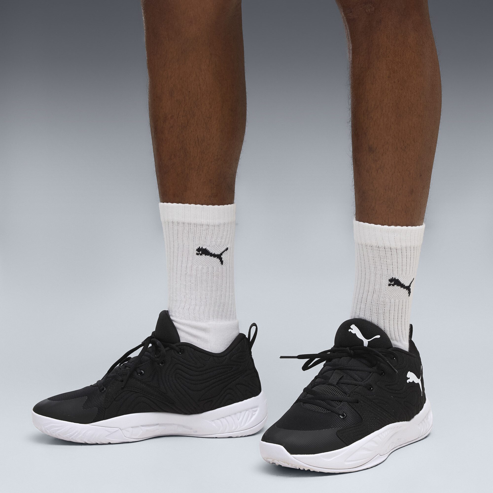 PUMA Court Pro 3 Mid Basketballschuhe Erwachsene Basketballschuh