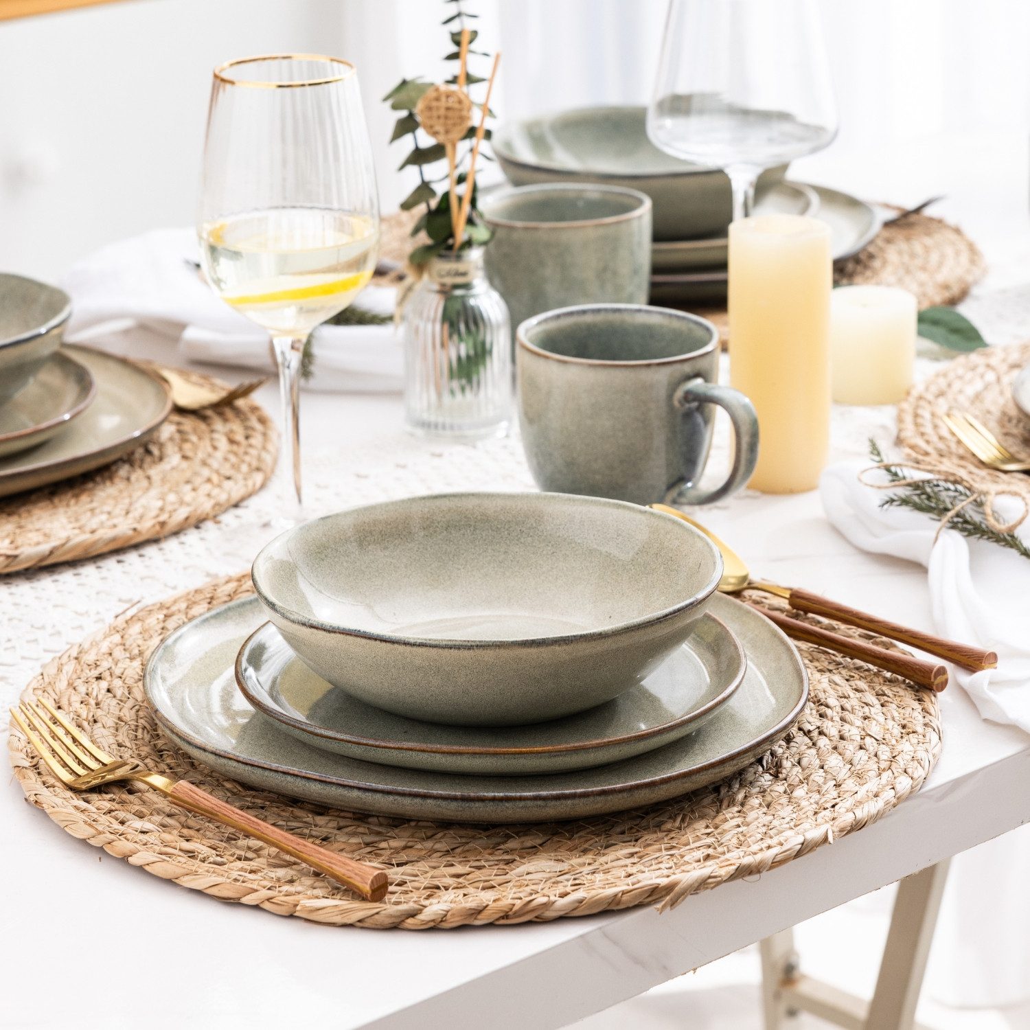 Zoha Geschirr-Set (12-tlg)