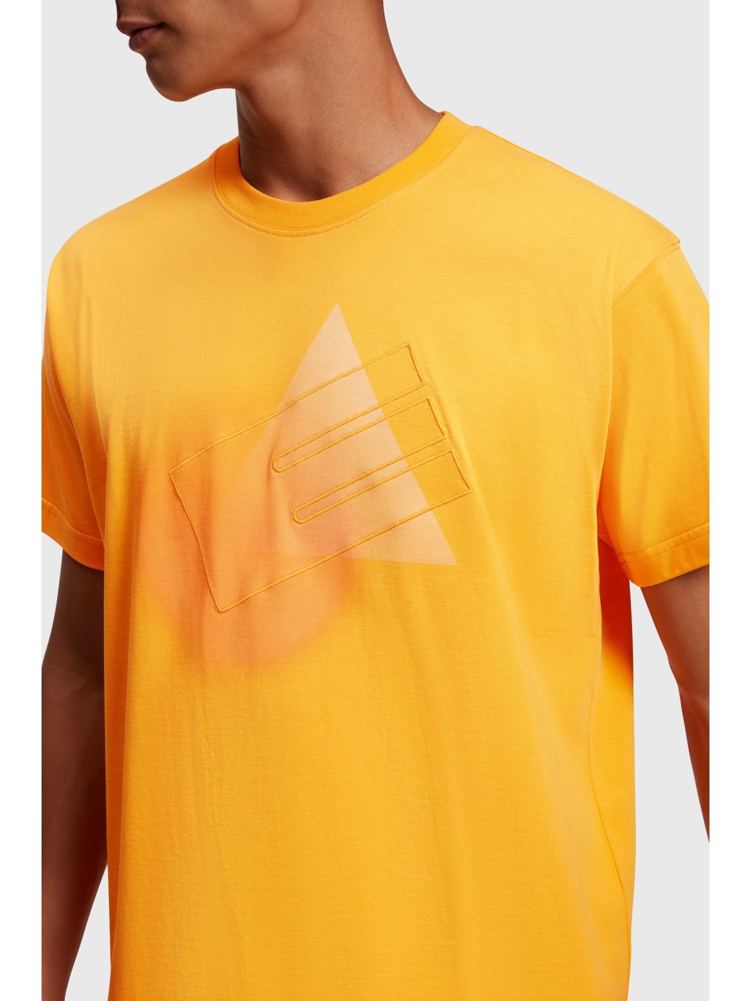 (1-tlg) Graphic mit T-Shirt YELLOW Print Rundhals Reunion und Esprit T-Shirt