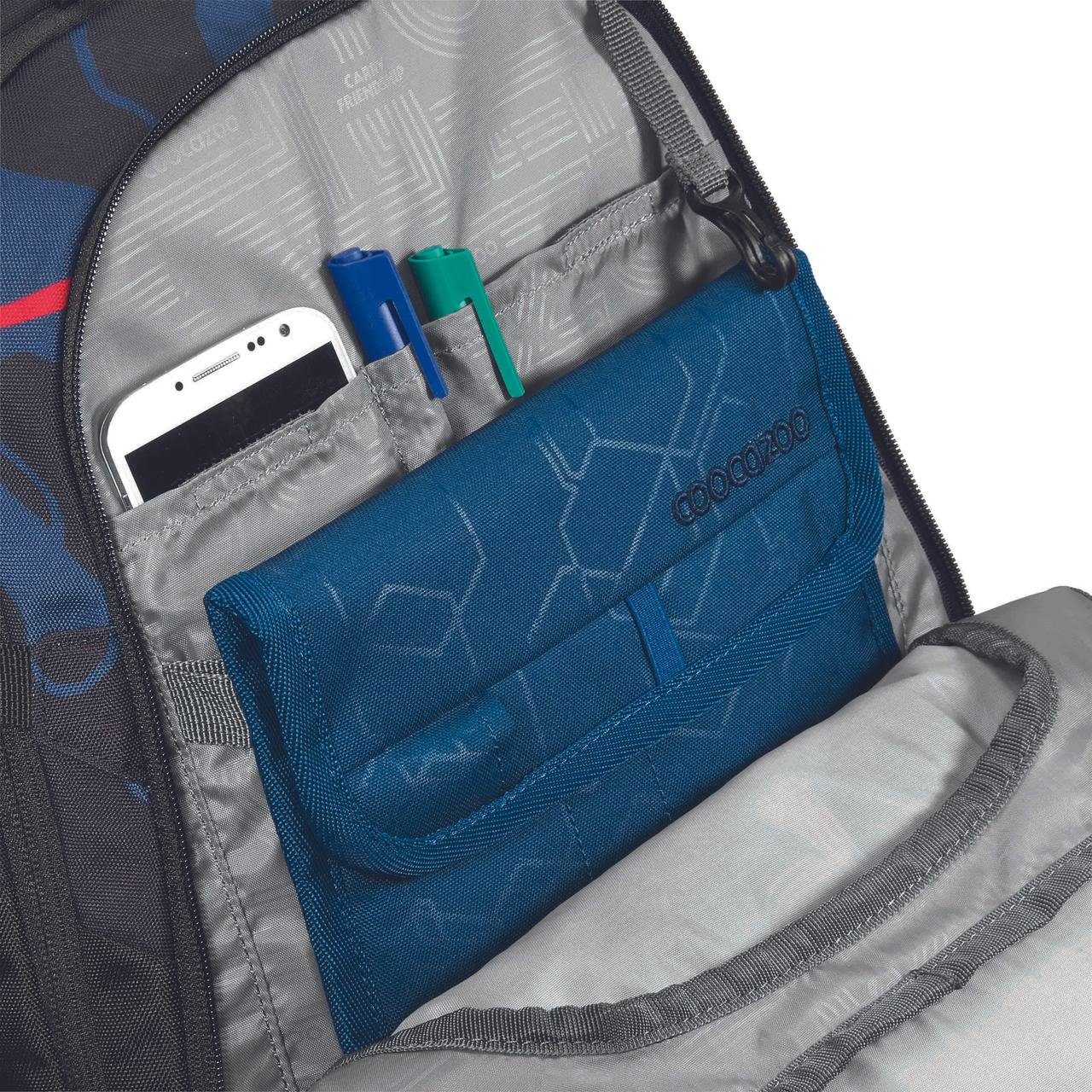 coocazoo Schulranzen Schulrucksack-Set PORTER Lava Lines günstig online kaufen