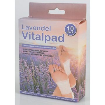BURI Wundpflaster 24x Vitalpads 10er Pflaster Lavendel Stoffwechsel Gesundheit Fuß Füße