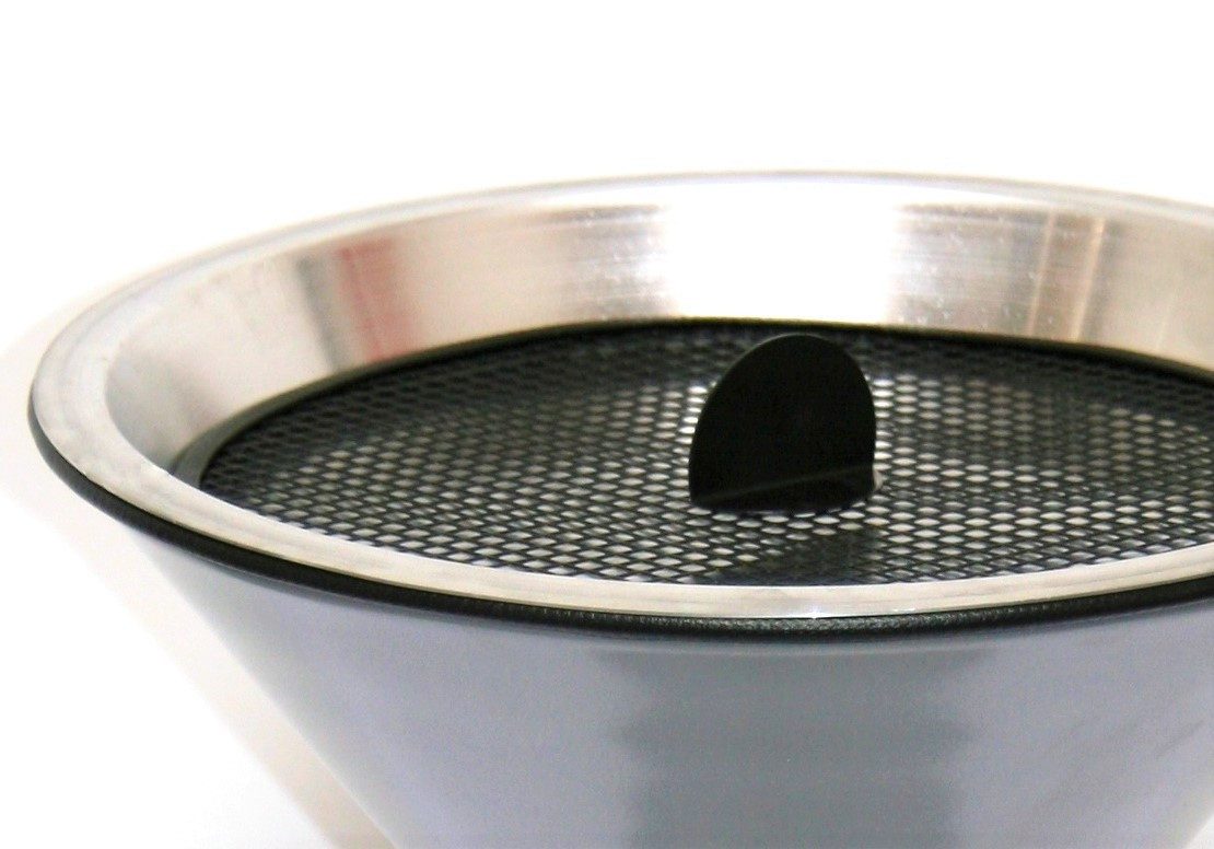 Szagato Aschenbecher Stand Aschenbecher SZ 70x40cm silbermetallic SZAGATO Made in Germany, Made in Germany