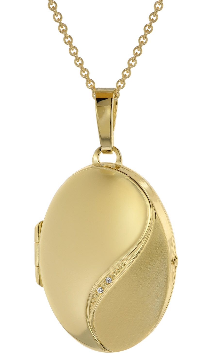 trendor Kette mit Anhänger mit -Anhänger Silber 925 gold plattiert günstig online kaufen
