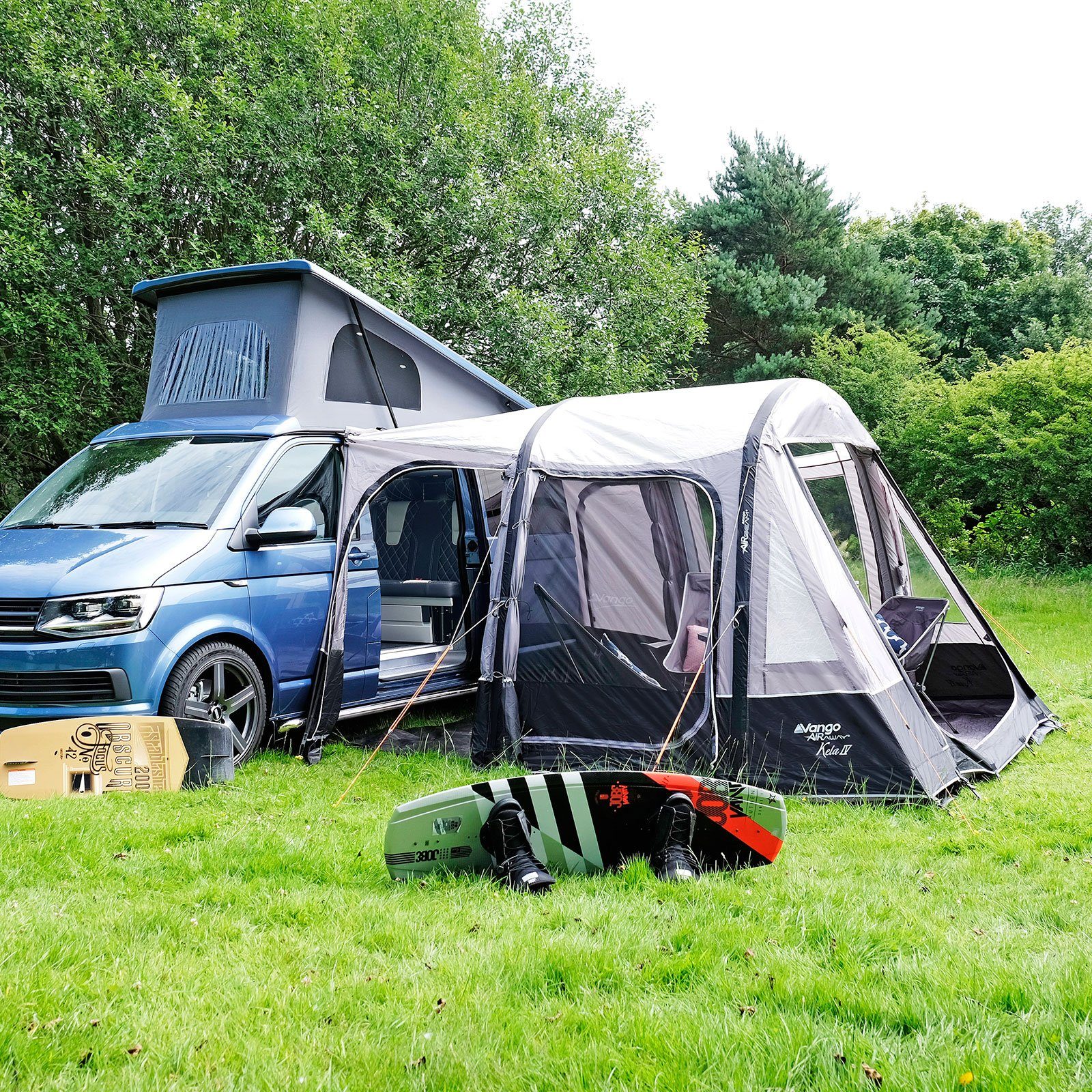 VW Luft Aufblasbar Bus Bus Kela Vorzelt Van Camping, Zelt Zelt Low Airbeam V Vango aufblasbares Air