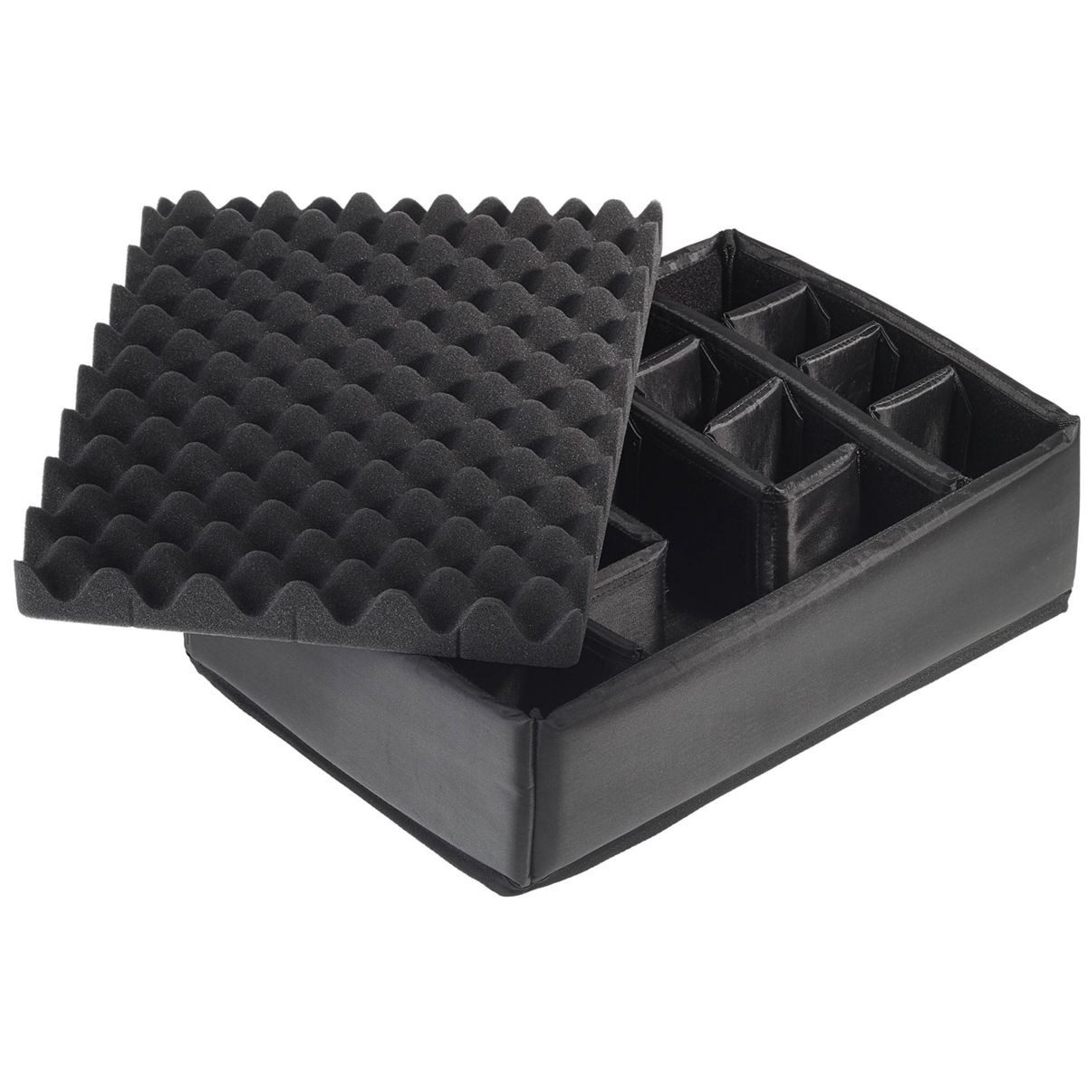 B&W International Koffer Outdoor Case Type 5000 gelb mit Facheinteilung