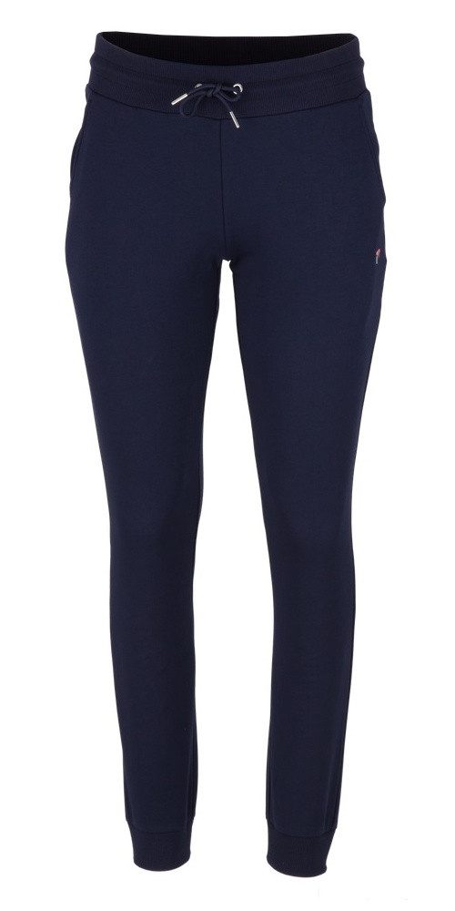 Fila Sweatpants Freizeithose Ida (Mischgewebe) lang navyblau Damen