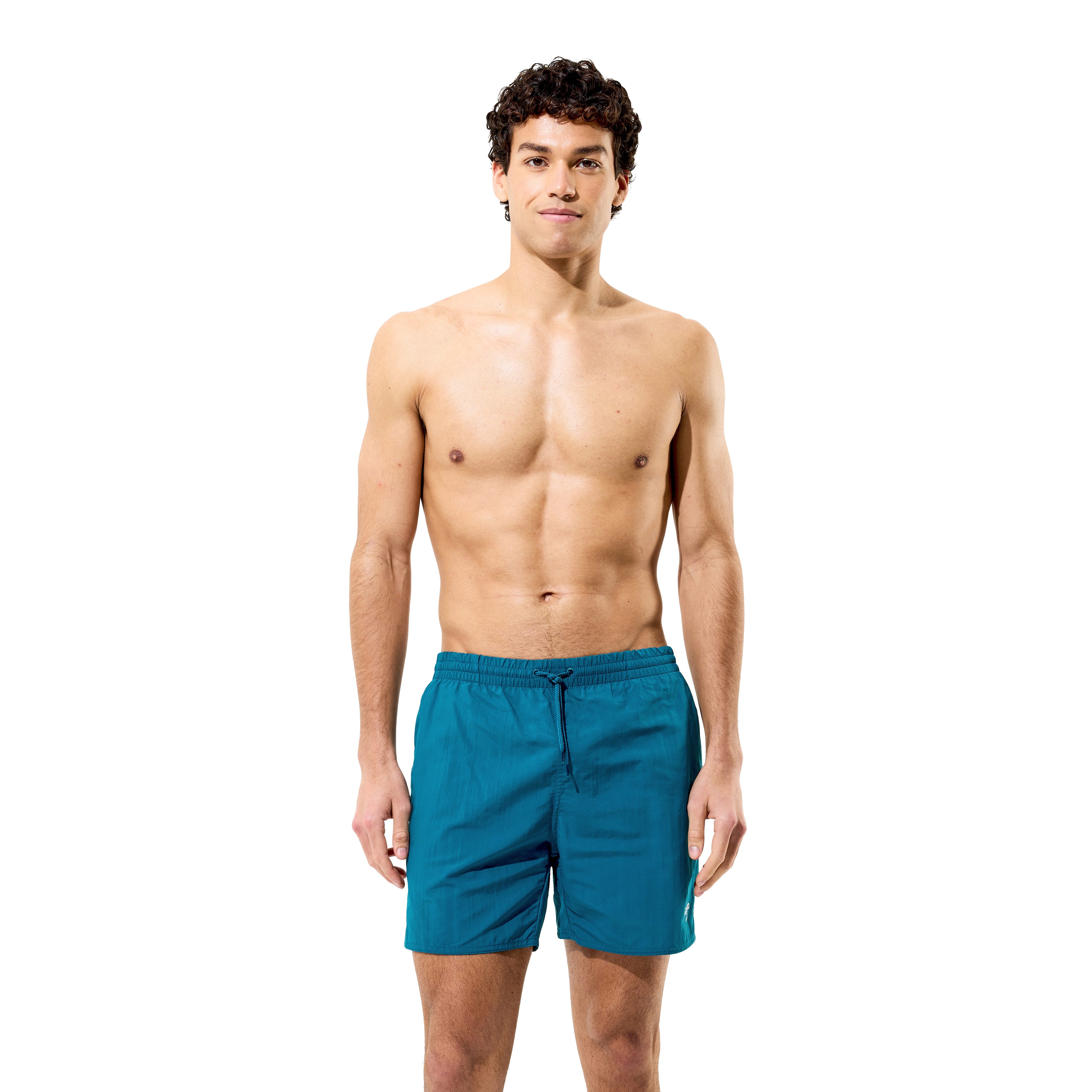 Speedo Badeshorts ESSENTIALS WATERSHORT 16" DKGRN mit Seitentaschen-Drainage, schnell trocknend, aus Nylon