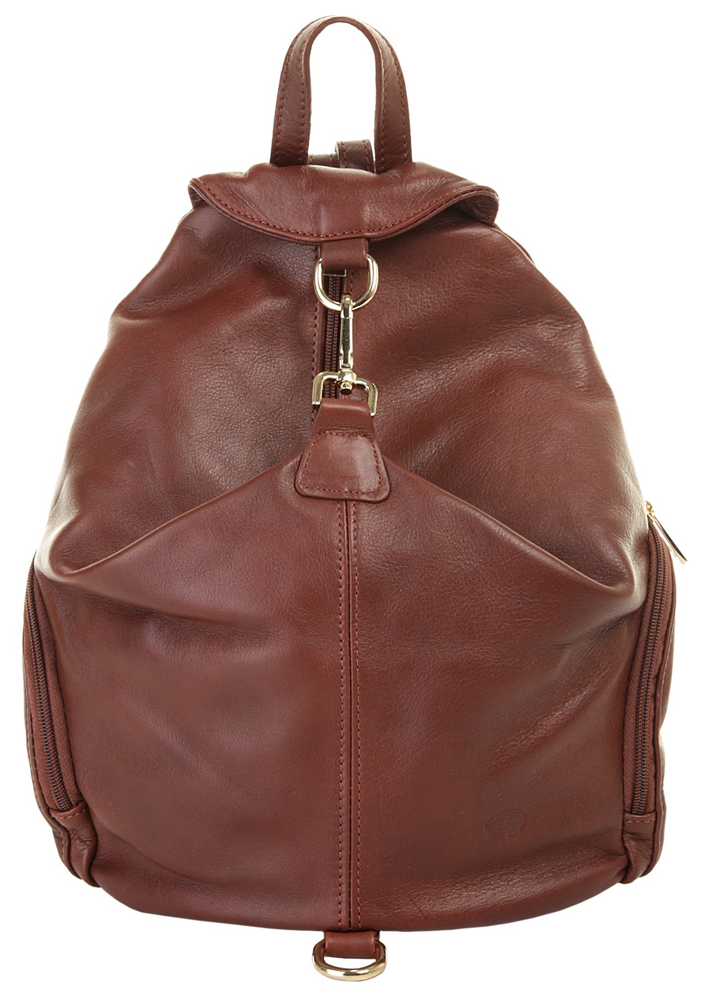 Piké Cityrucksack, echt Leder, Made in Italy