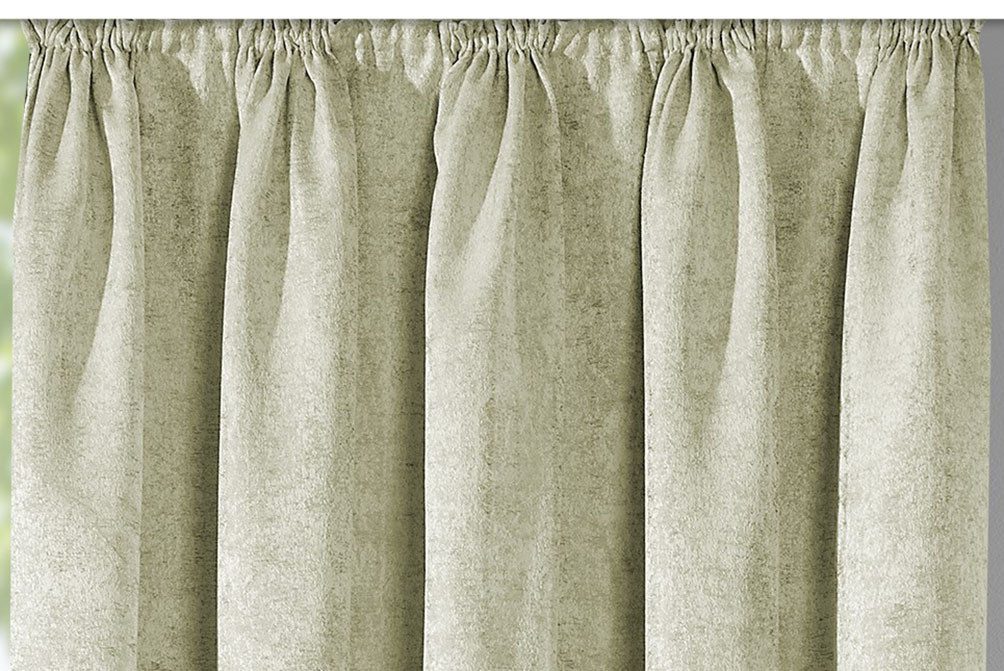 Weckbrodt Vorhang Jona (1 St), Kräuselband, blickdicht, Jacquard, edler Glanz, blickdicht, Gardine, Store