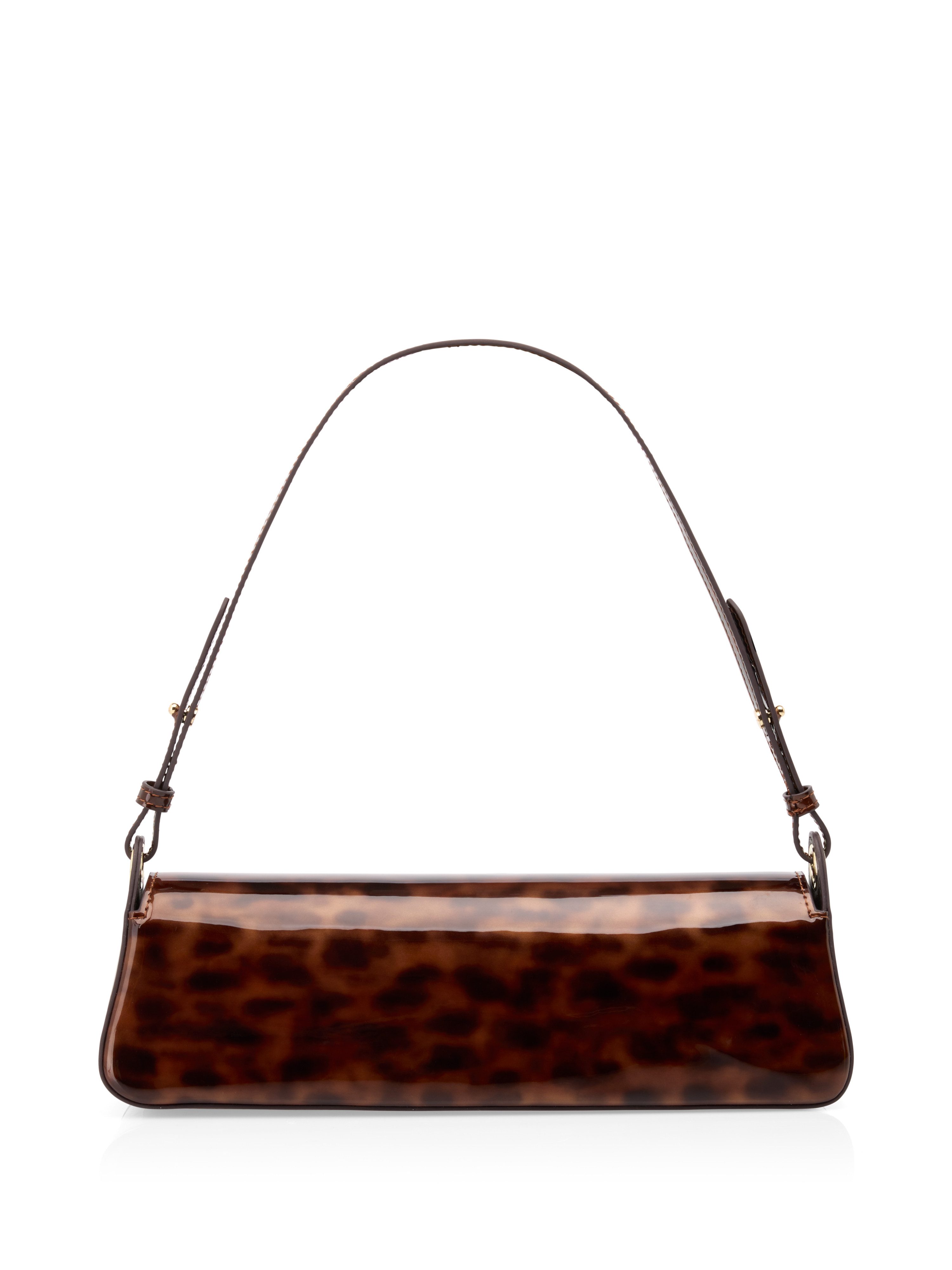 Marc Cain Schultertasche, Damen Abendtasche, Handtasche mit Logoschriftzug