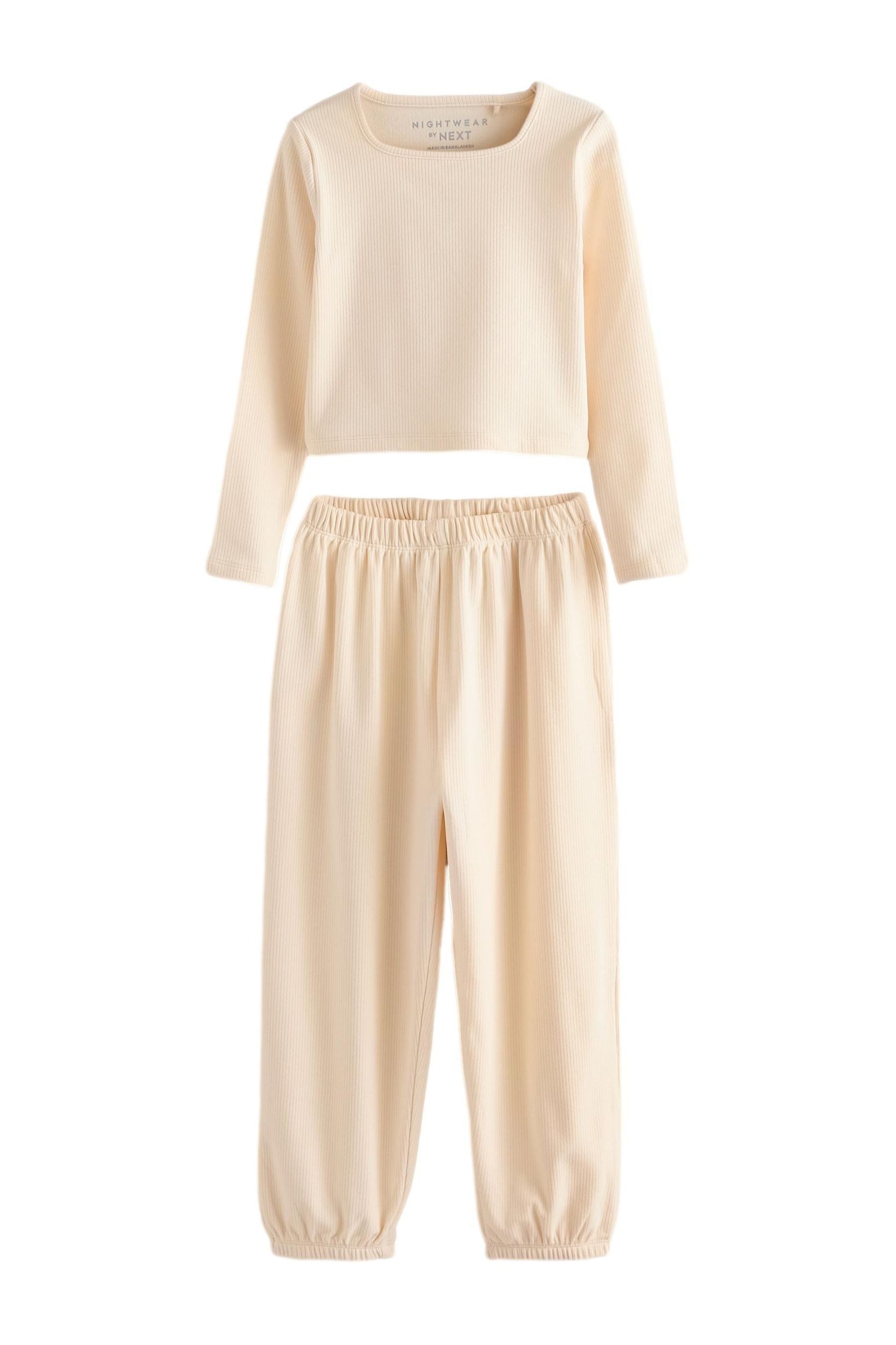 Pyjama Schlafanzug mit Hose im Jogginghosen-Stil, Pack