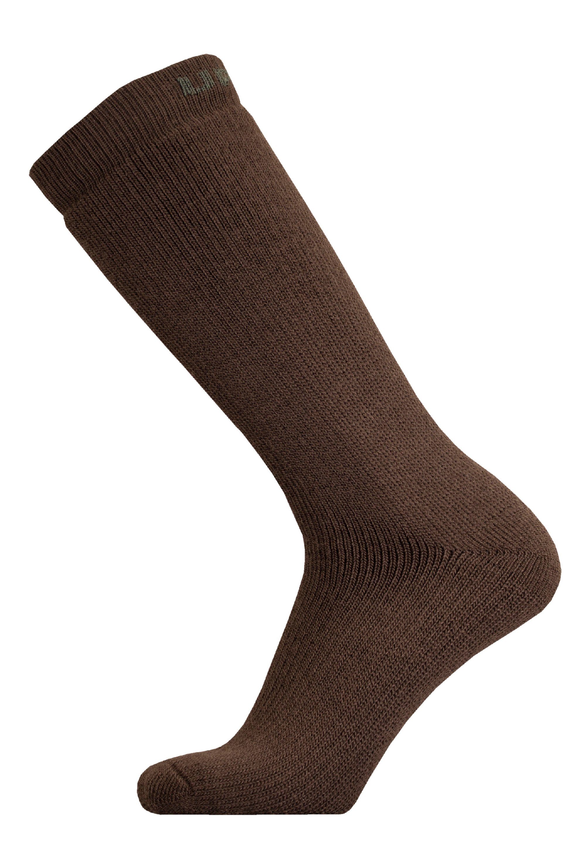 UphillSport Socken INARI (1-Paar) mit mehrlagiger Struktur braun