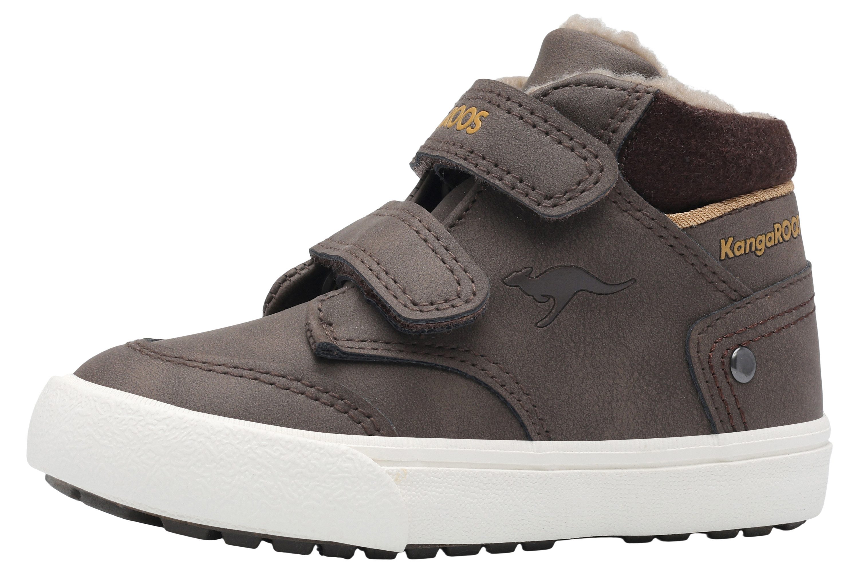 KangaROOS KaVu Primo V Sneaker (für Kinder) Warmfutter, Klettverschluss,Winterschuhe, Schnürboots, Sneakerboots