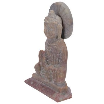 Guru-Shop Buddhafigur Buddhafigur aus Speckstein, Buddha Skultur -..