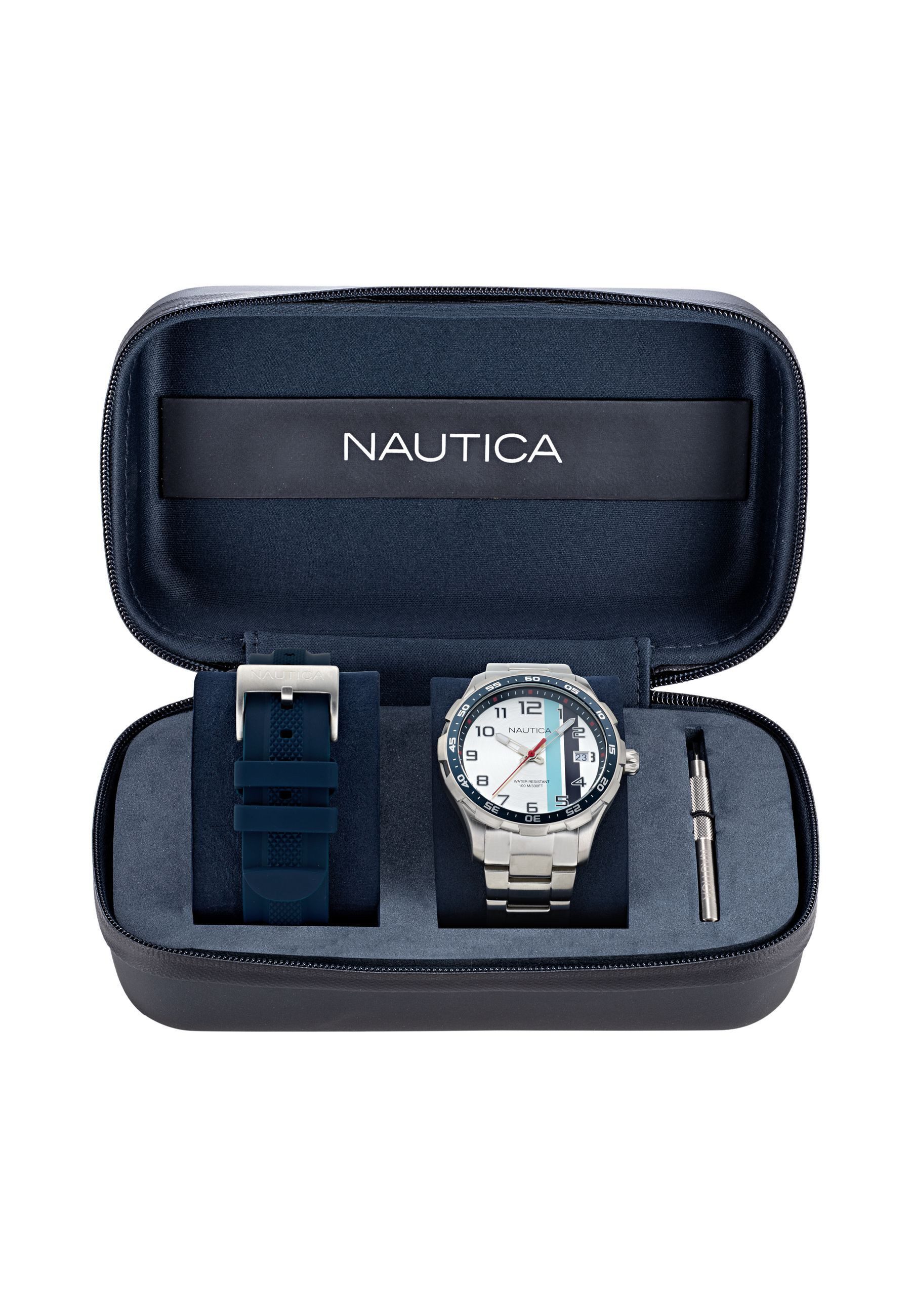 NAUTICA Quarzuhr NST, (1-tlg., Not a set – not applicable to this product), Quarz Analog