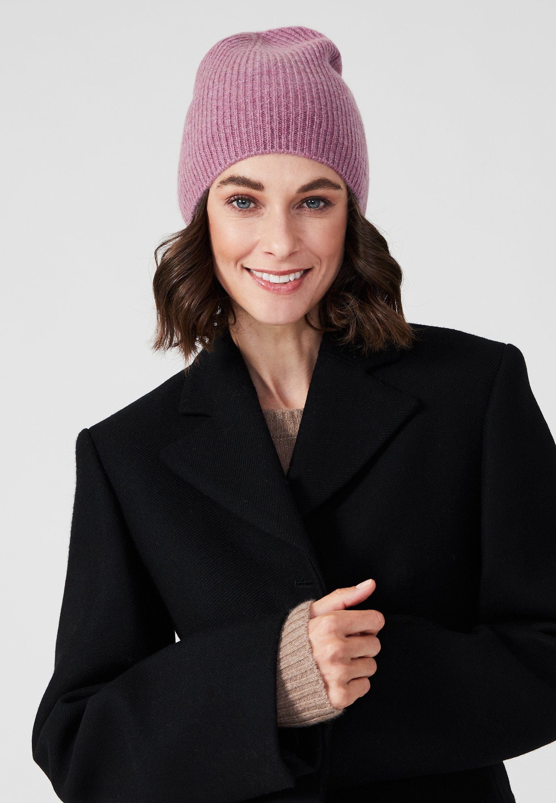 Style & Republic Beanie Style & Republic Kaschmir Beanie geripp