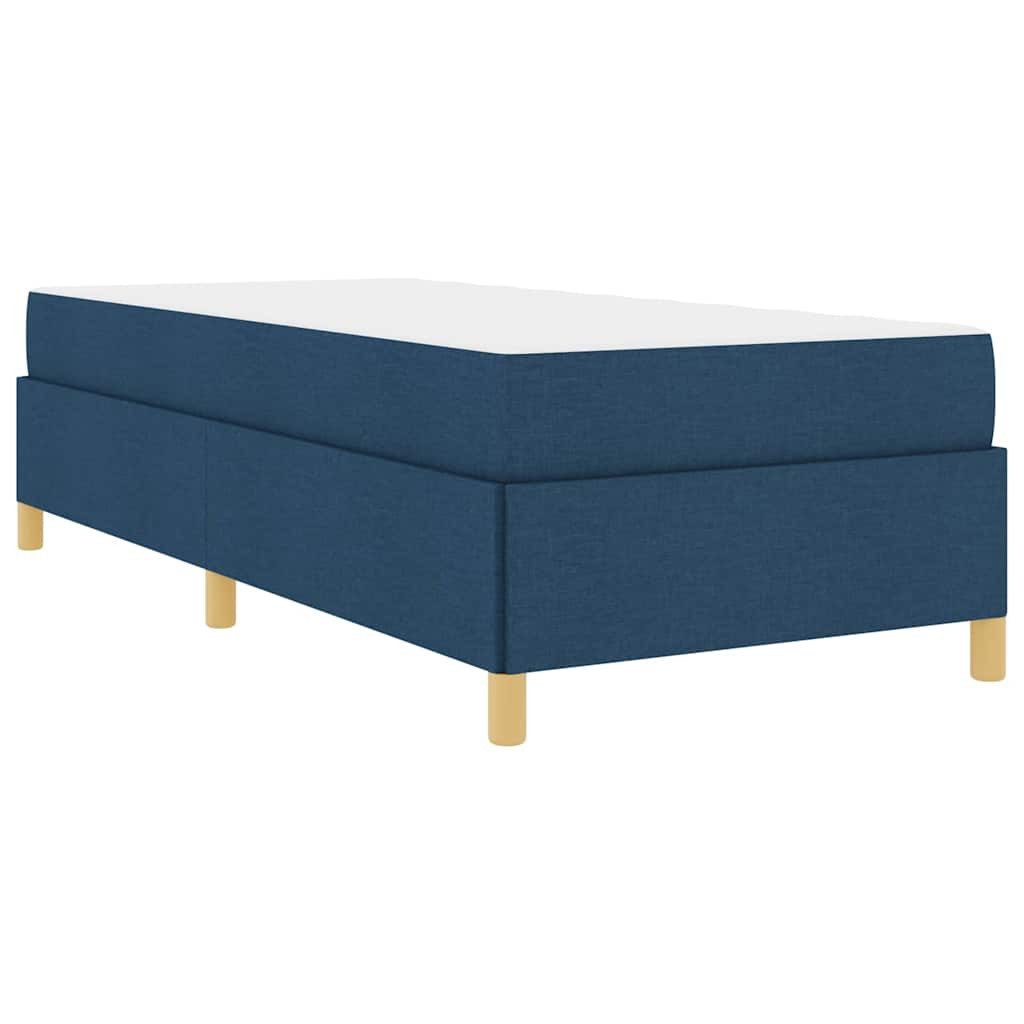 vidaXL Bett Boxspringbett Blau und Braun günstig online kaufen