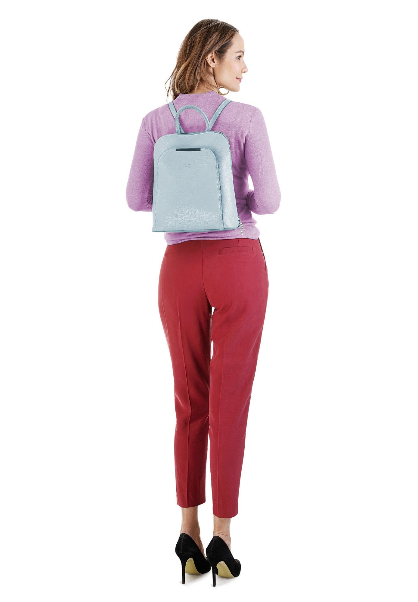 Cluty Cityrucksack, echt Leder, Made in günstig online kaufen