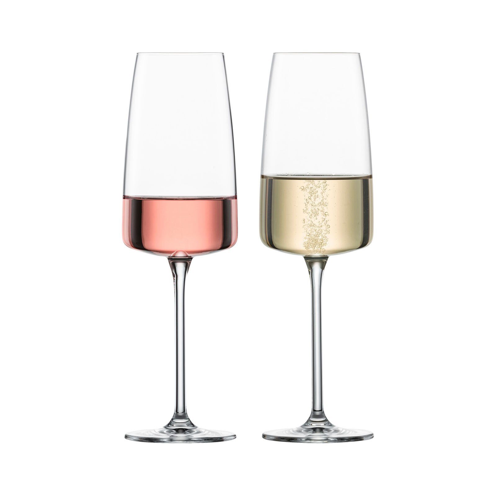 Zwiesel Glas Sektglas Vivid Senses Sektgläser 388 ml 2er Set, Glas