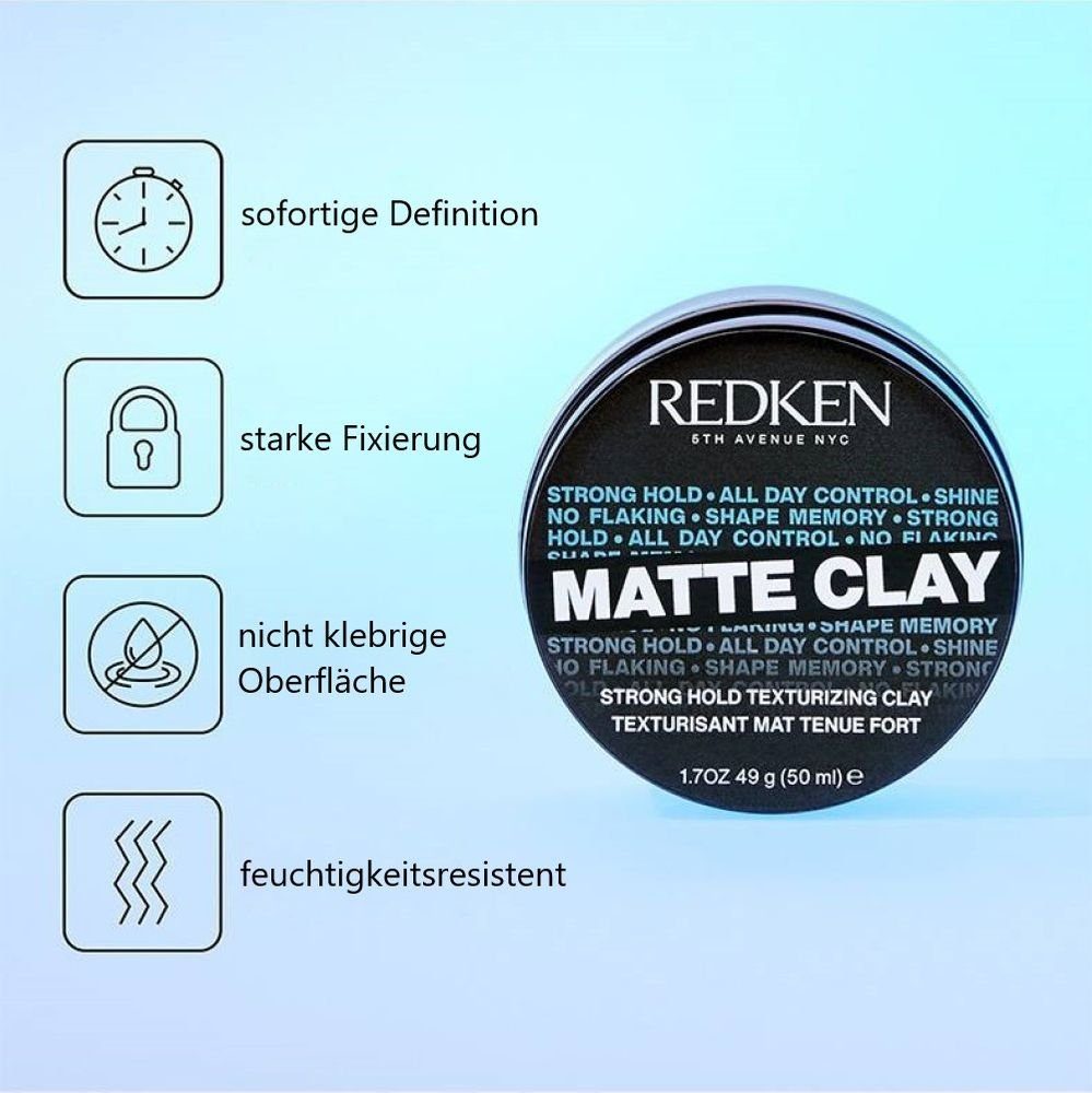 Styling Redken 75 Matte Haarpflege-Spray ml Clay