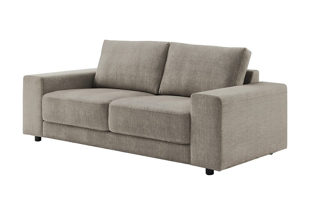 riess-ambiente 3-Sitzer LOFT 210cm taupe - Vogue Velours Samt, Taschenfederkern, Rundumbezug, Einzelartikel 1 Teile, Moderne Couch - ideal für Wohn- und Schlafz – Bild 2 von 5