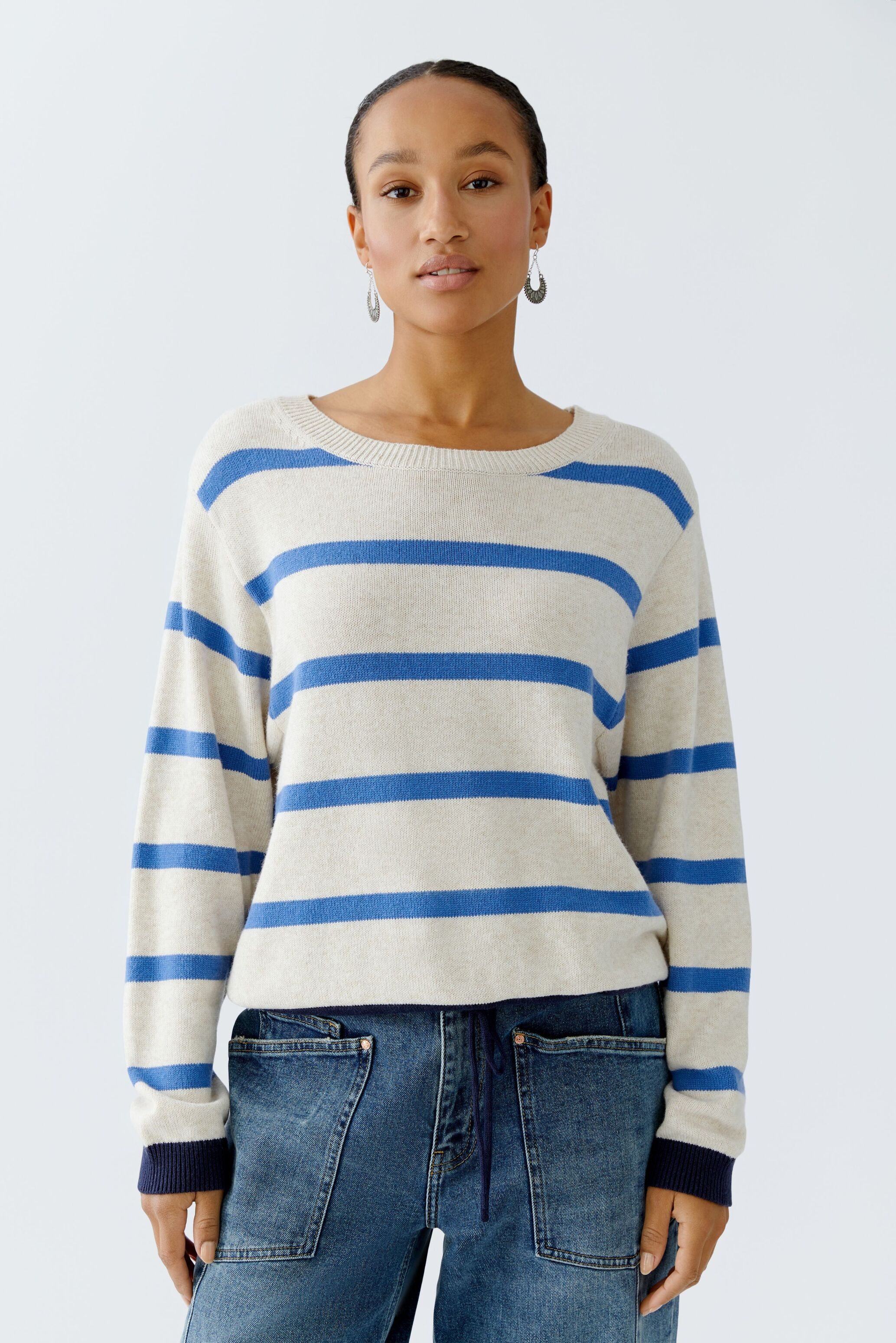 Oui Rundhalspullover Pullover günstig online kaufen
