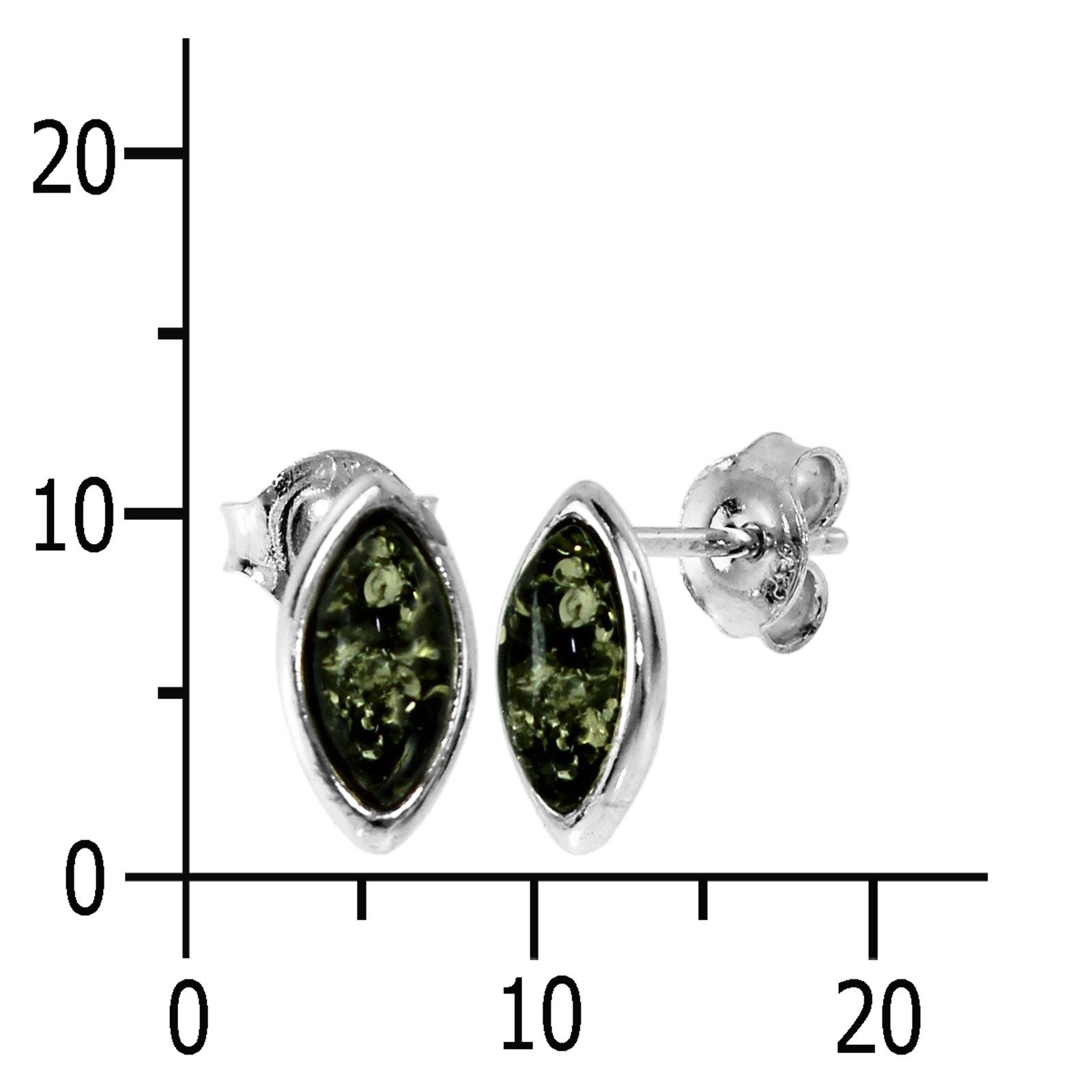 OSTSEE-SCHMUCK Paar Ohrstecker Ostsee-Schmuck Ohrstecker Alwa günstig online kaufen