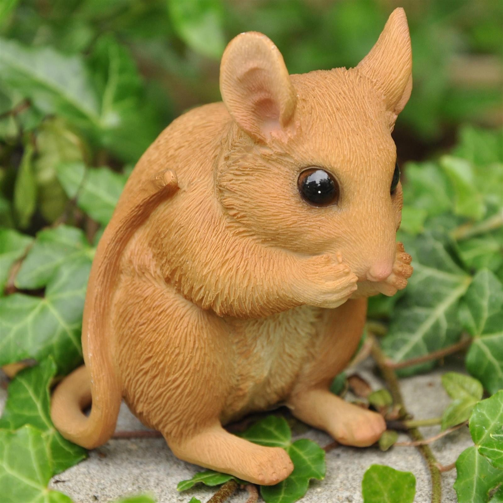 dazikemo Gartenfigur Dekofigur Gartenfigur Maus