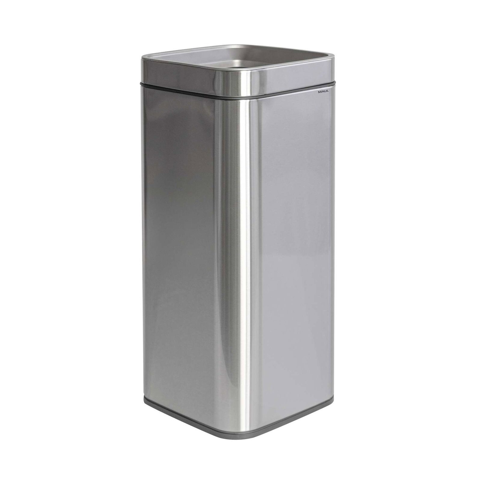 MAUL Mülleimer MAUL Abfallbehälter MAULprime 30 l Edelstahl 25.3 x 25.3 x 61.4 cm sil