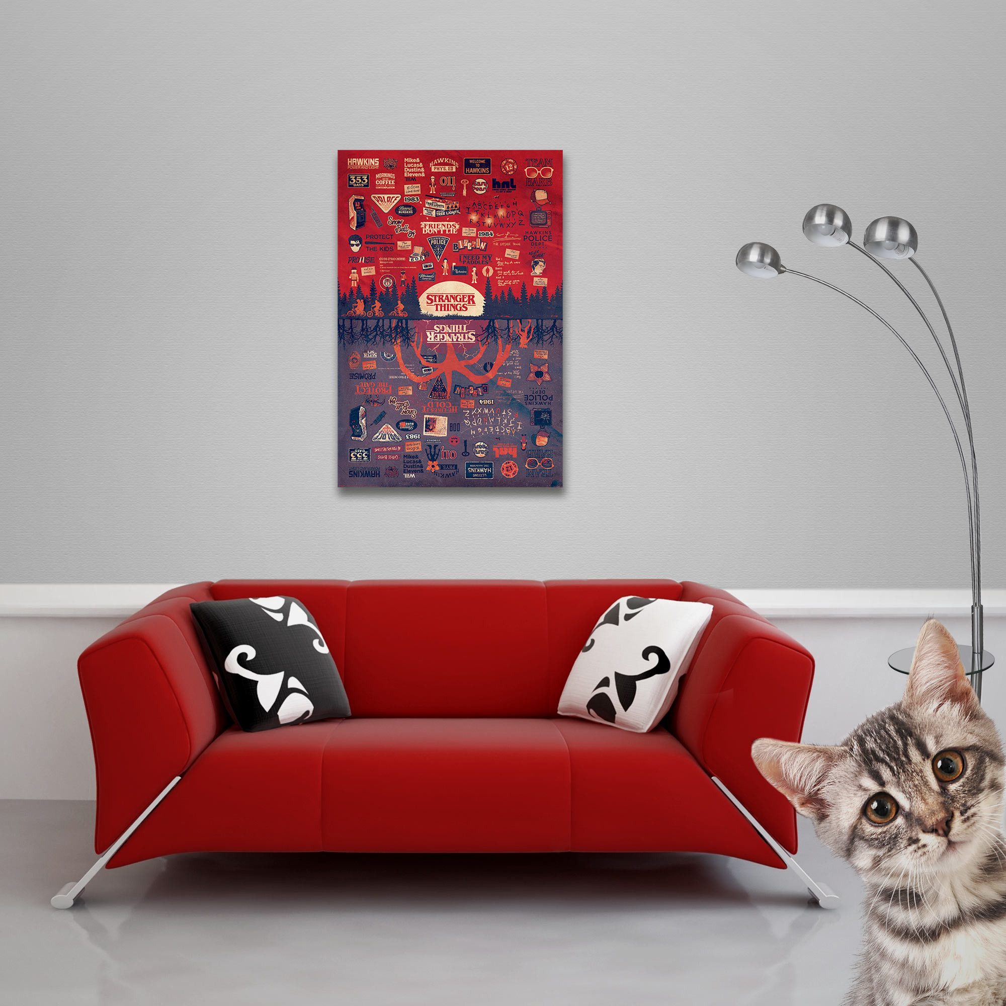 Poster Stranger Things - Poster - Upside Down