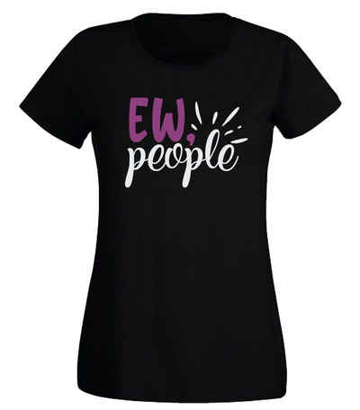 G-graphics T-Shirt Damen T-Shirt - EW, People mit trendigem Frontprint, Aufdruck auf der Vorderseite, Spruch/Sprüche/Print/Motiv, für jung & alt, Slim-fit