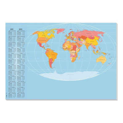 Sigel Schreibtischunterlage »Weltkarte«