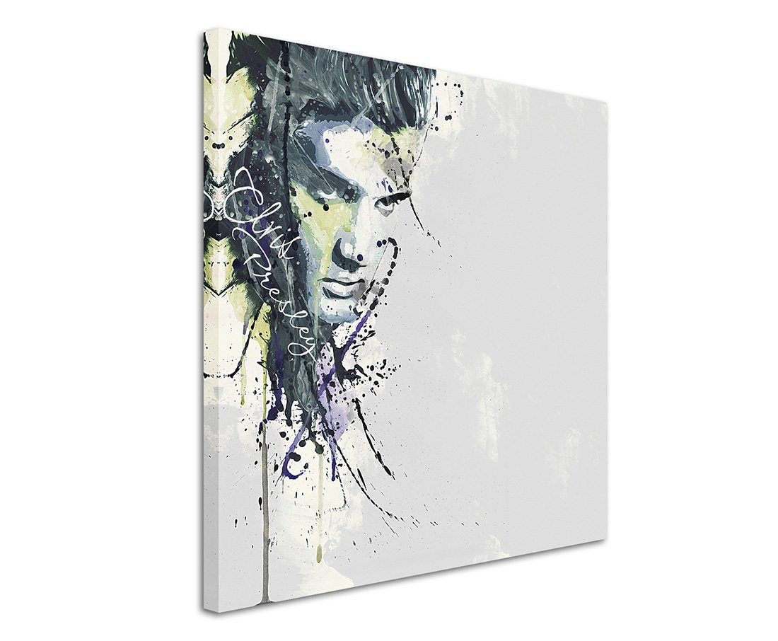 Sinus Art Leinwandbild Elvis Presley 60x60cm SA