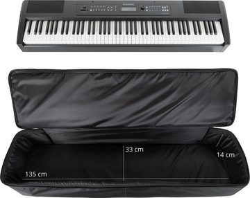 McGrey Piano-Transporttasche KB-3122-88 Keyboardtasche, Verstellbare Rucksackgurte - Großes Außenfach