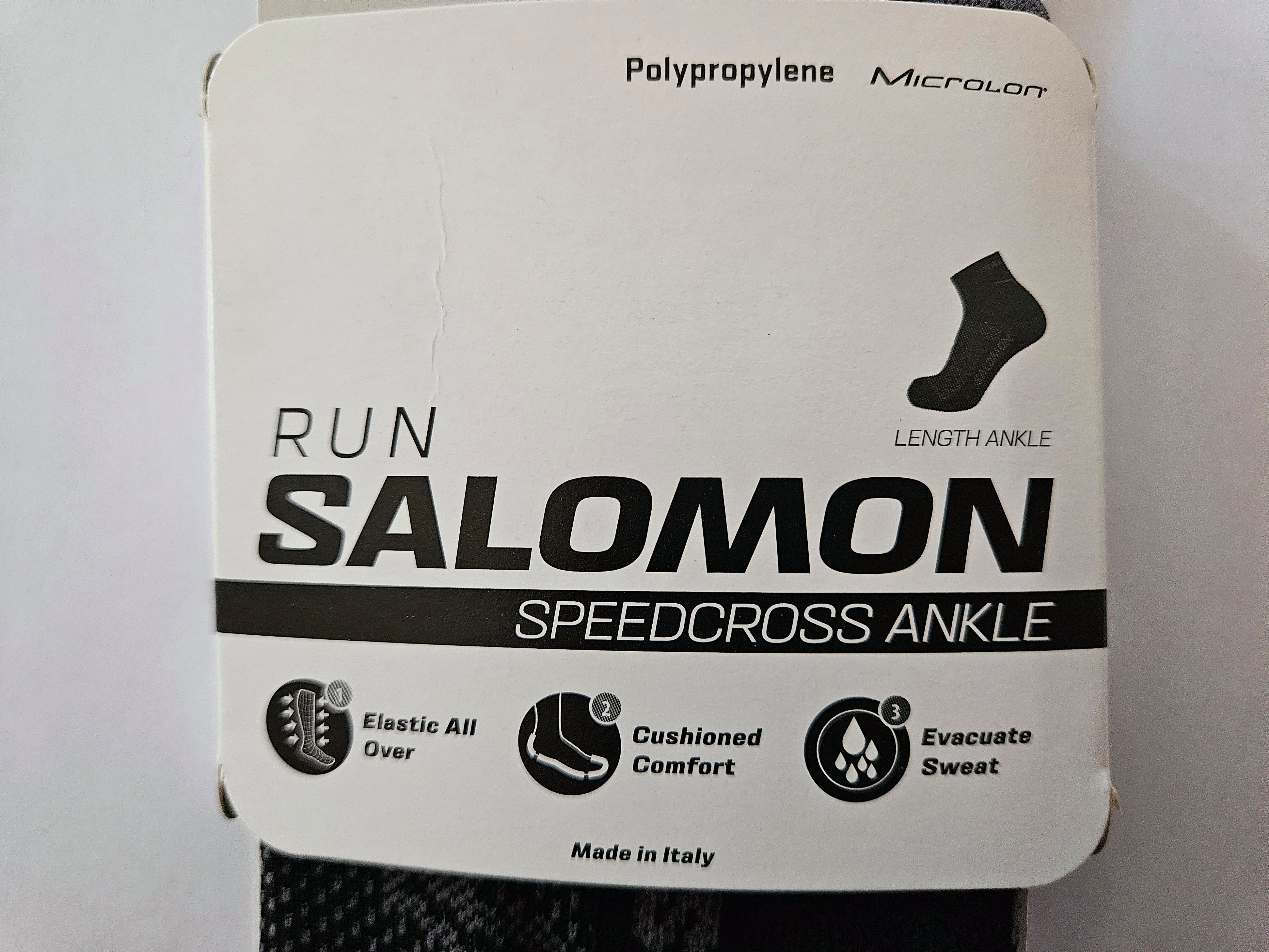 Salomon Laufsocken SPEEDCROSS Knöchelsocken crew deep black Microlon C19729 günstig online kaufen