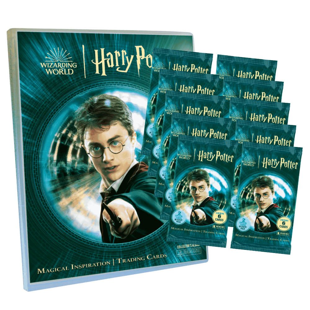 Panini Sammelkarte Harry Potter Karten - Magical Inspiration Trading Cards Карточки, - 1 Mappe + 10 Booster